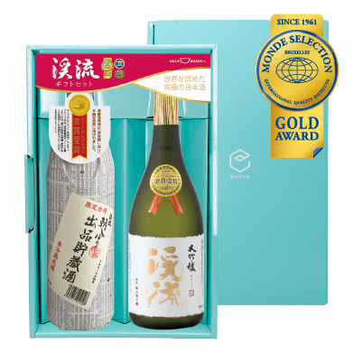 渓流 朝しぼり 出品貯 蔵酒900ml 渓流 大吟醸 720ml 5,225円