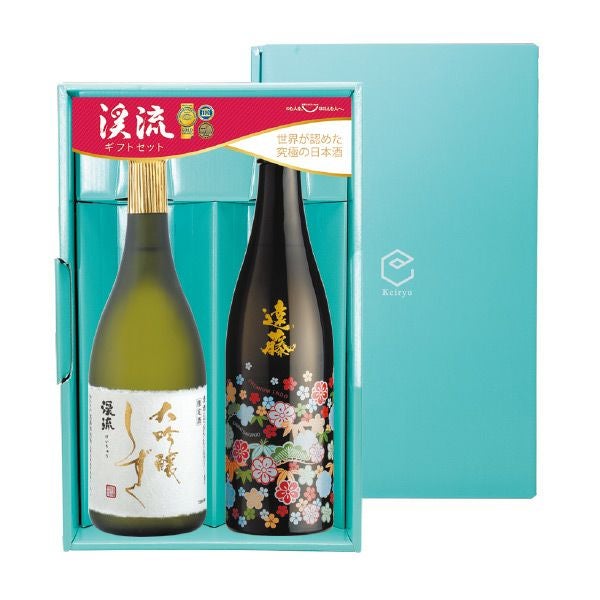 貫地谷商店 プロフィ必読 即購入不可　　須藤凜々花セット 渓流 大吟醸 しずく／遠藤 PREMIUM FLOWER 純米大吟醸720mlセット