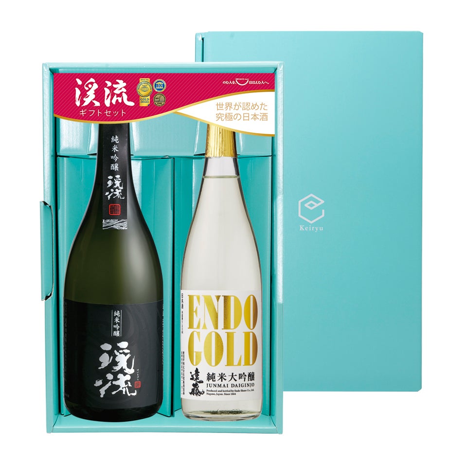 渓流 純米吟醸 黒ラベル・遠藤 GOLD 純米大吟醸 720ml×2本 | 遠藤酒造場